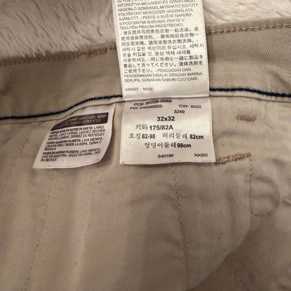 Levi's XX Chino Standard Taper Khaki Pants 32x32 - Picture 9 of 10